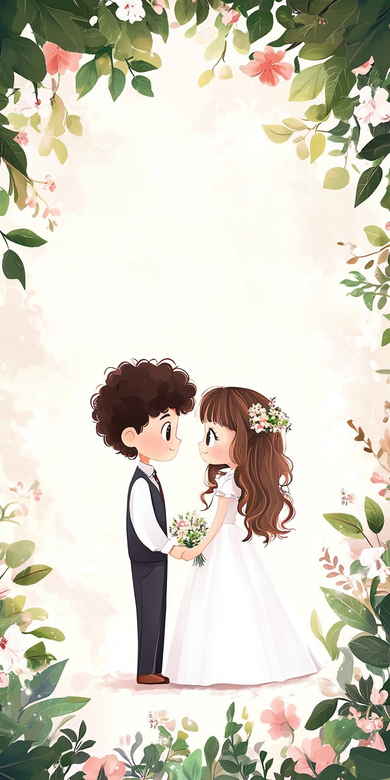 Ornate frame in magical forest